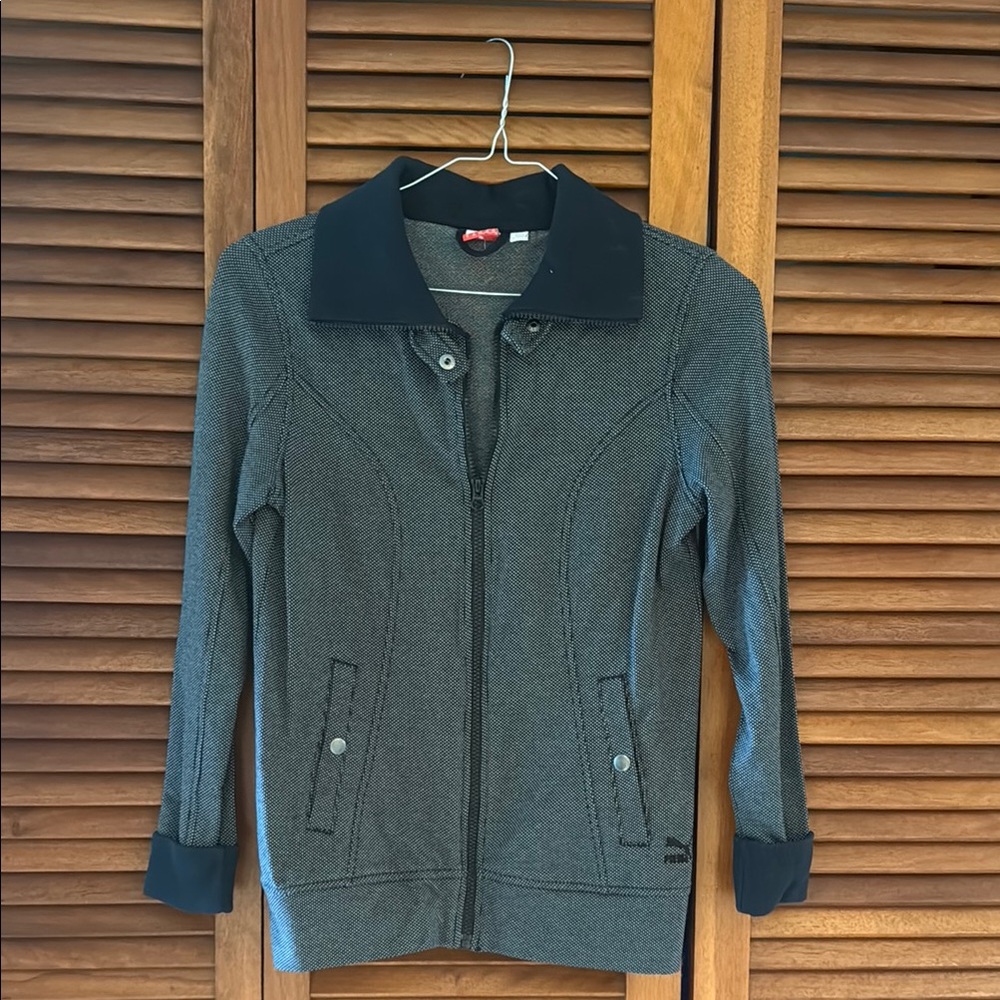 PUMA Gray and black Women's Jacket